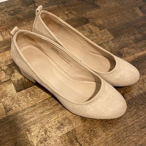 Target nude closed toed heels